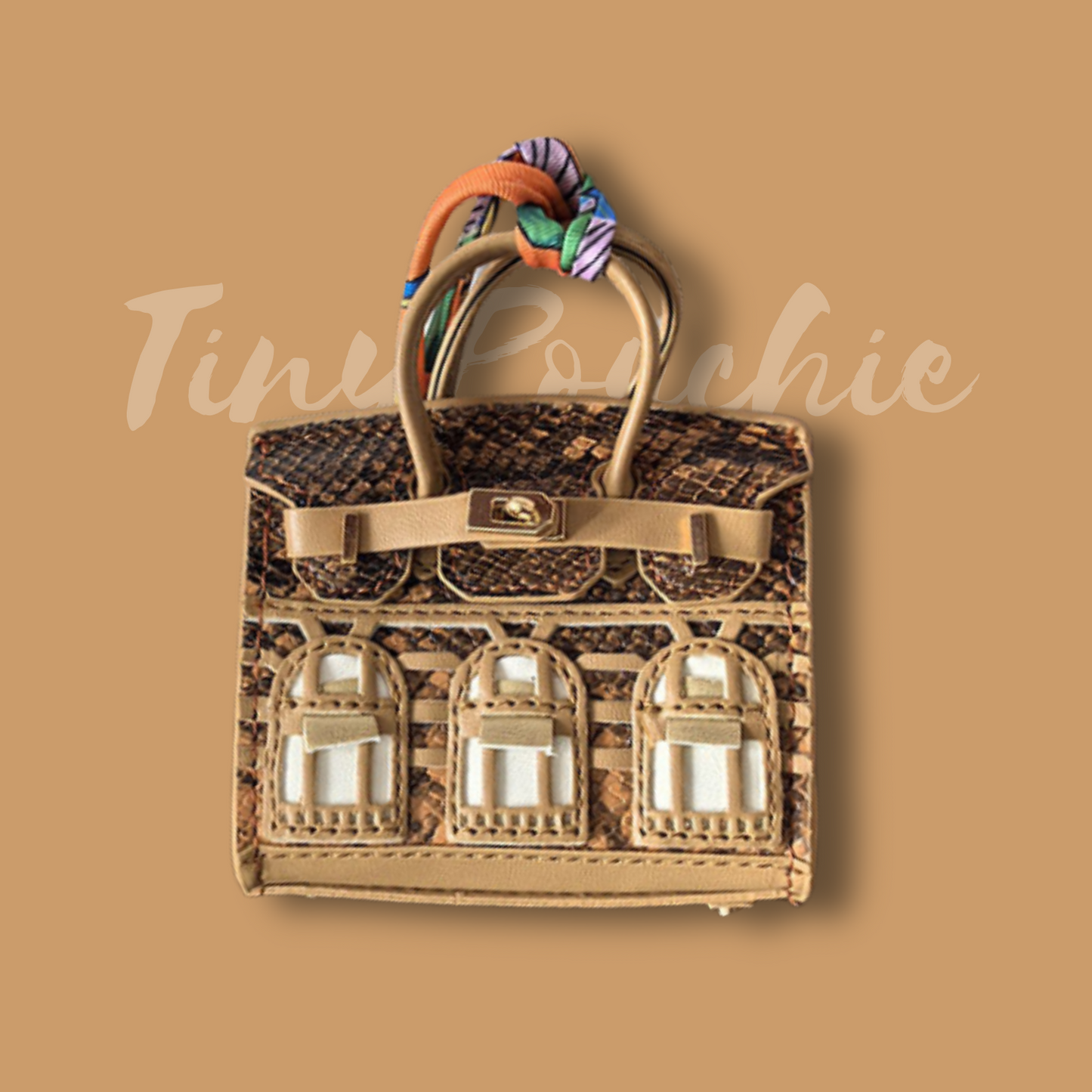 Tiny Birkin Inspired Handbag Charm