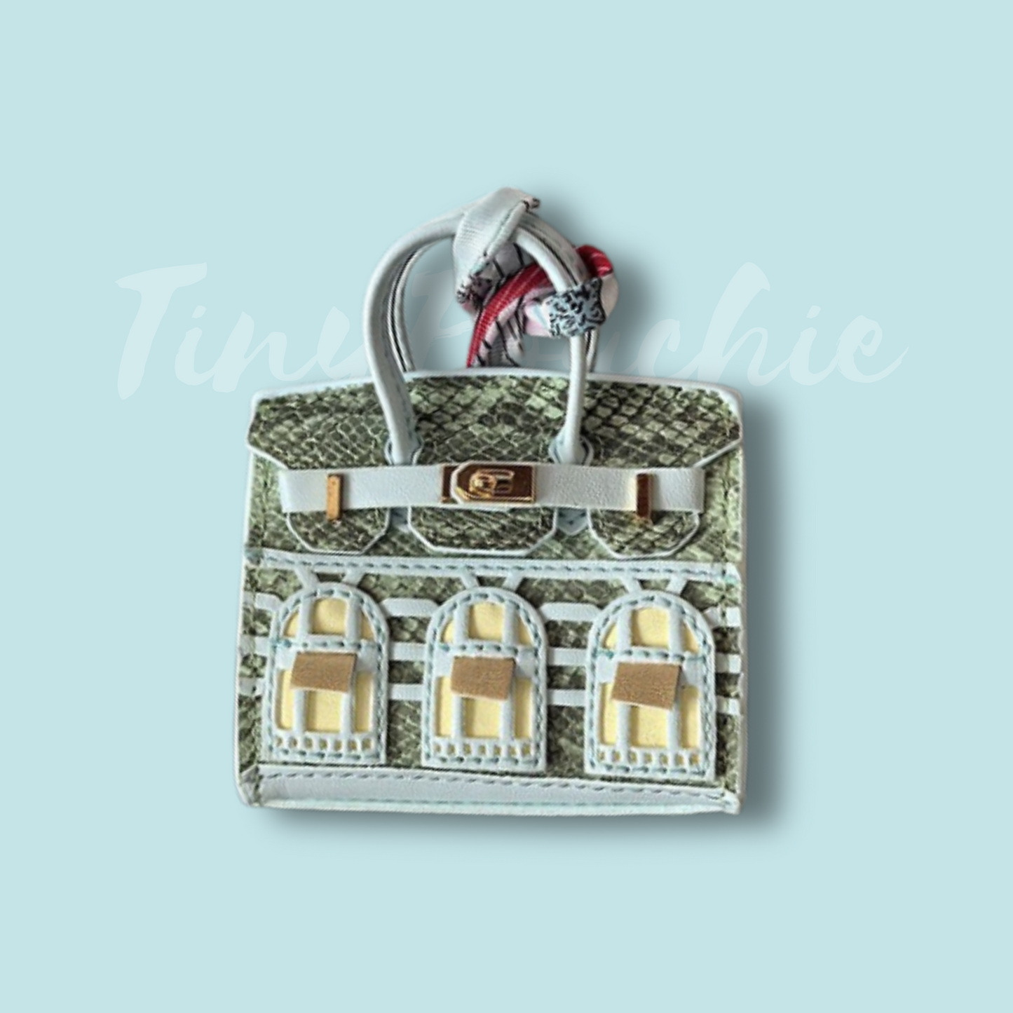 Tiny Birkin Inspired Handbag Charm